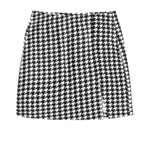 Short Slit Hem Skirt